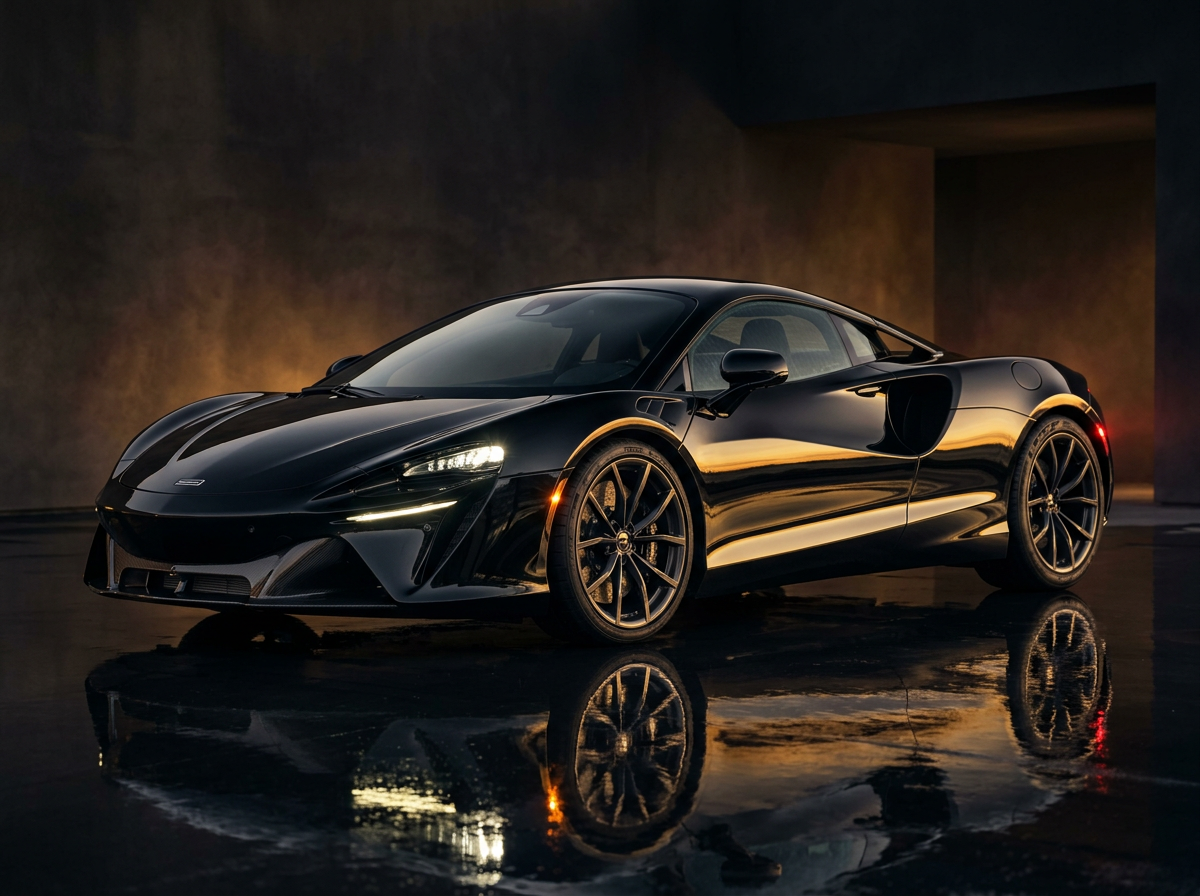 Luxury car detailing before and after